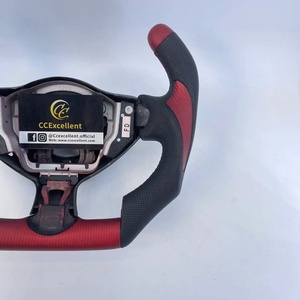 พวงมาลัยหนังคาร์บอนไฟเบอร์แท้แบบปรับแต่งระดับมืออาชีพ CCExcellent สำหรับ Nissan <span class=keywords><strong>370Z</strong></span> <span class=keywords><strong>Nismo</strong></span> Z34 รูปทรง F1 - Product Image 4