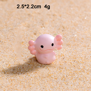 ตุ๊กตาเรซิ่นอะโซโลตลน่ารัก ของตกแต่งจิ๋วรูปสัตว์ขนาดเล็ก สำหรับตกแต่งภูมิทัศน์ อุปกรณ์ DIY - Product Image 5