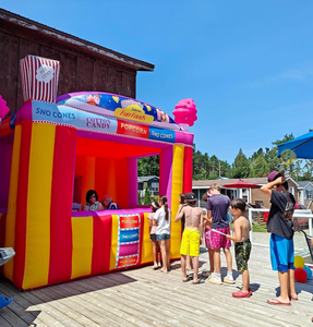 Tente de stand de <span class=keywords><strong>concession</strong></span> gonflable de haute qualité pour carnaval, avec ventilateur intégré, multi-impressions, pour glaces, pop-corn et autres aliments, taille <span class=keywords><strong>mini</strong></span> - Product Image 4