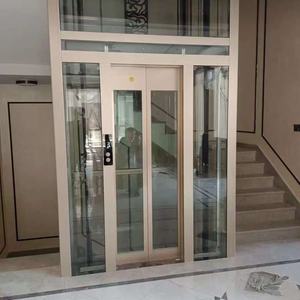 Ascenseur de villa à haute sécurité, best-seller, 320 kg-400 kg, machine de traction sans engrenage automatique à courant alternatif pour entrepôts, hôtels - Product Image 5