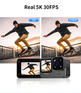 5K/30fps Wifi Màn Hình Cảm Ứng HD Ngoài Trời Không Thấm Nước HD Góc Rộng Hành Động Chuyên Nghiệp Máy Ảnh Dual-Màn Hình Màu Lặn Máy Ảnh Kỹ Thuật Số - Product Image 3