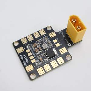 Placa de Distribución de Energía PDB para Drones de Carreras, Rectificación Síncrona de 3A, Convertidores de Doble Canal XT60 BEC 5V/12V, Montaje en Placa - Product Image 5