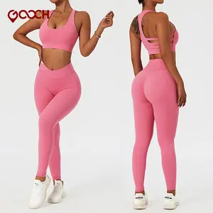 GOOCH nuovo inverno nel 2022 all'ingrosso abbigliamento Fitness reggiseno sportivo e pantaloncini Set Yoga Outfit Fitness Set donna