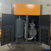 Compresseur d'air à vis double étage 132 kW 175 CV Compresseur d'air à double étage à économie d'énergie 7 bar 8 bar 10 bar 12 bar