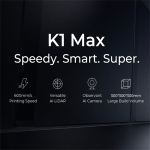 Imprimante 3D Creality K1 avec une vitesse d'impression allant jusqu'à 600 mm/s, machine FDM fermée - Product Image 3