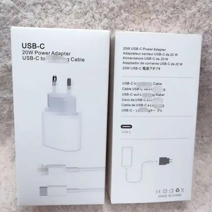 Adaptador USB-C iPhone 20W