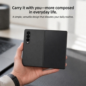 เคสแข็ง <span class=keywords><strong>Samsung</strong></span> Galaxy Z Fold 8 สีดำด้าน ผิวสัมผัสเรียบ ป้องกันรอยนิ้วมือ กันกระแทก สำหรับสมาร์ทโฟนแบบพับได้ - Product Image 2