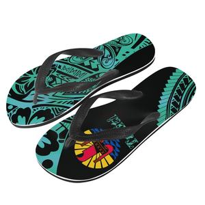 <span class=keywords><strong>Tahiti</strong></span> Tongs Polynésienne Tribal <span class=keywords><strong>Tatouage</strong></span> Motif Pantoufles Léger Décontracté Intérieur Salle De Bains Pantoufles Antidérapantes Diapositives Personnalisées - Product Image 2