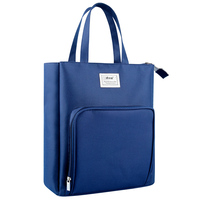 Sac à main personnalisé pour femme, couleur macaron, sac à bandoulière étudiant, sac de classement étanche à fermeture éclair, cartable pour filles