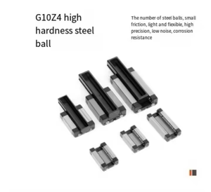 Độ chính xác cao hgh25ca chuyển động tuyến tính đường ray đôi góc liên hệ bóng vòng bi vượt qua con lăn hướng dẫn chéo thanh trượt đường sắt mang - Product Image 2