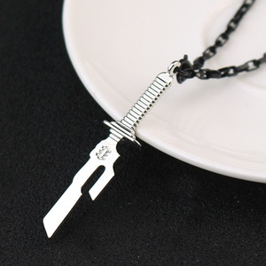 Anime jujutsu Vòng cổ gojo satoru fushiguro TOJI Mặt dây chuyền kim loại <span class=keywords><strong>Keychain</strong></span> trang sức Halloween cosplay phụ kiện - Product Image 4