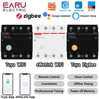 Disjoncteur intelligent Tuya EWeLink WiFi ZigBee, relais temporisé, commande vocale à distance pour Alexa Google Home Assistant WiFiCB