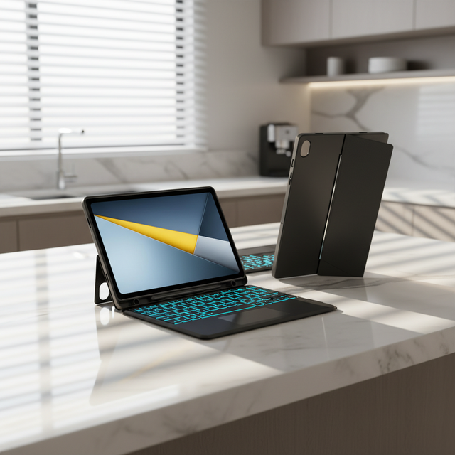 Supplier Direct Sale Waterproof Shock Resistant Detachable Wireless Keyboard Case with Touchpad for Xiaomi POCO Pad M1 12.1"