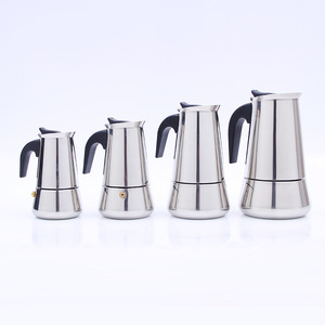 In Acciaio inox Moka Pentola Piano Cottura Espresso caffettiera caffè pentole elettrico italiano turco di campeggio portatile moka - Product Image 2