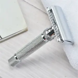 Quality Razors YAQI Chrome Color Adjustable Double Edge Safety Razor Bulk Order OEM Logo