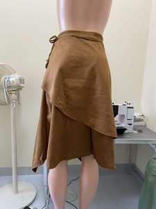 <span class=keywords><strong>Gonne</strong></span> Vintage Western da Cowgirl in Morbida Finta Pelle Scamosciata, Eleganti <span class=keywords><strong>Gonne</strong></span> <span class=keywords><strong>Asimmetriche</strong></span> Boho con Frange e Nappe per Donna - Product Image 4