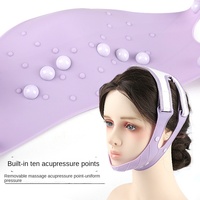 Masque facial réutilisable en forme de V, sangle amincissante pour le visage, réducteur de double menton, masque pour relever le menton, ceinture de lifting du visage, masque amincissant en forme de V