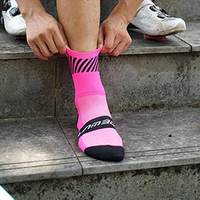 LAMEDA – chaussettes unisexes en Polyester pour hommes, impression par Sublimation, cyclisme, vélo de montagne, chaussettes de Compression tissées, motif imprimé