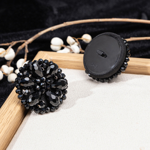 Thanh Lịch Handmade Thân Thiện Với Môi Sang Trọng Hoa Hình Nấm Mô Hình Nhựa & Thủy Tinh Đính Cườm Pha Lê Chân Kết Hợp Thiết Kế Nút - Product Image 1