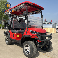 Voiturette de golf électrique tout-terrain 4 places à batterie lithium, certifiée CE, autonomie 90 km