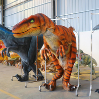 DZ 2305 Dinosaure animatronique grandeur nature, robot dinosaure marcheur, costume de dinosaure pour les activités des enfants, fête d'anniversaire