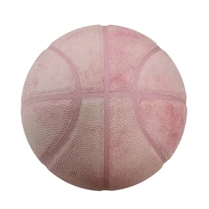 บาสเก็ตบอลไซส์7แบบเป็นทางการพร้อมโลโก้บาสเก็ตบอลทำจาก PU เคลือบลามิเนต