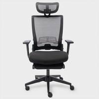 Chaise de bureau de direction ergonomique moderne de luxe à dossier haut réglable et pivotante pour personnel