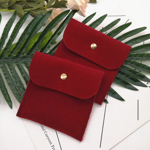 Pochette de montre en polaire double face, organiseur de câbles de données, étui de protection pour cartes bancaires et clés, personnalisable avec fermeture à bouton et écran - Product Image 6