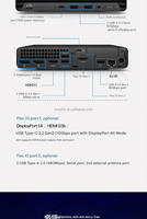 Mini PC de Escritorio ProDesk 400G9 DM Original al por Mayor, 2025, con Windows 11, Intel Core de 13ª Generación I3 I5 I7, Mini Computadora Comercial DDR
