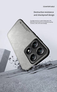 Para Xiaomi Redmi Note 14 4G Note14 <span class=keywords><strong>Pro</strong></span> Plus 5G contraportada Coque Etui venta al por mayor de fábrica a prueba de golpes Pu + TPUPhone Case - Product Image 4