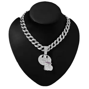 PD3003 Necklace Set Cute Jewelry Conjunto de Colares de Hip Hop para Homens - Presente de Ano Novo - Joias com Charme