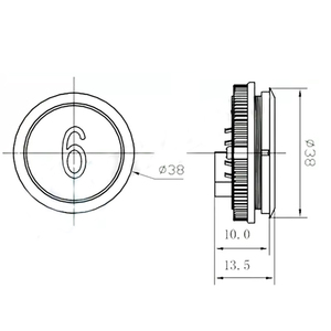 Điện Dung Không Cảm Ứng Vòng Thang Máy Thang Máy Push <span class=keywords><strong>Button</strong></span> Ở Thổ Nhĩ Kỳ - Product Image 4