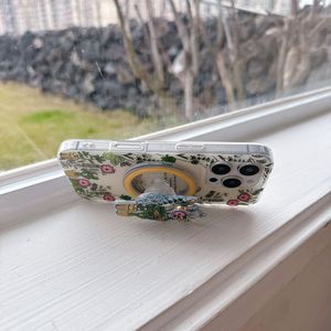 Hoa và ong vui xoay khung từ trường hợp điện thoại cho <span class=keywords><strong>iPhone</strong></span> 16 - Product Image 6