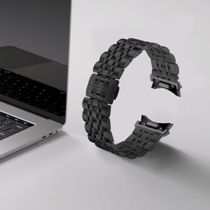 Bracelet de montre en métal pour Samsung Galaxy Watch 6 5 4 44 40 45mm Band Watch 6 Classic 47 42 46mm No Gaps 7 Bandes Bracelet en acier inoxydable - Product Image 6