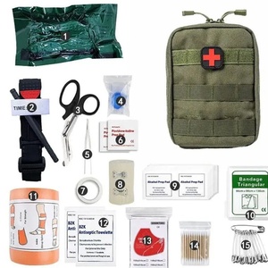 ชุดปฐมพยาบาลมืออาชีพสำหรับการรักษาบาดแผลอย่างรวดเร็ว สำหรับกรณีฉุกเฉินส่วนบุคคลและการเอาชีวิตรอดกลางแจ้ง - Product Image 4