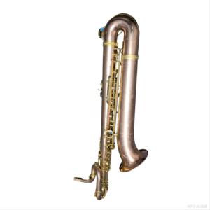 แซกโซโฟนบาริโทนทองแดงแท้แบบไม่เคลือบเงา - สไตล์ยานากิซาวะ คีย์ต่ำ พร้อมกล่องใส่และชุดอุปกรณ์ครบชุด - Product Image 6