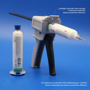 W 4011 Trắng một thành phần flexile dính ngoại quan PC ABS PET nhôm Đồng Nhựa kim loại nhiệt độ làm việc <span class=keywords><strong>120</strong></span> 1 phần keo - Product Image 4