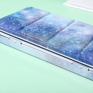 <span class=keywords><strong>Palette</strong></span> d'<span class=keywords><strong>aquarelle</strong></span> portable en métal pour peinture, forme personnalisée, la meilleure pour les voyages - Product Image 6