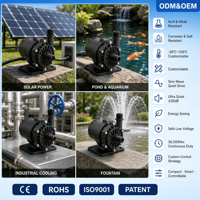 Pompe CC sans balais à onde sinusoïdale ultra-silencieuse ZKSJ DC95E à haute pression pour refroidissement liquide de serveur, instrument médical et esthétique, pompe solaire OEM