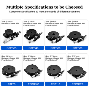 Diacion RSPG125 ad alta precisione ottico test CNC stadio rotativo 125mm R-asse montato mastro micrometro testa guida lineare - Product Image 3