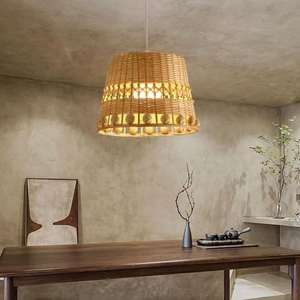 Nueva Linterna de Bambú Natural Hecha a Mano, Lámpara de Bambú con Asas, al Precio de Fábrica, Linterna Decorativa, Lámpara - Product Image 3