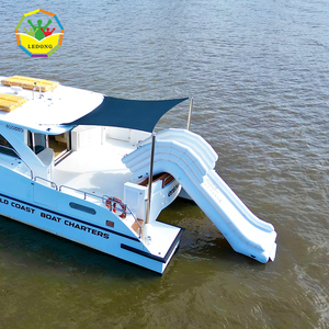 Yüksek kaliteli şişme bot Dock slayt | Yat ve satılık Houseboat su kaydırağı - Product Image 1