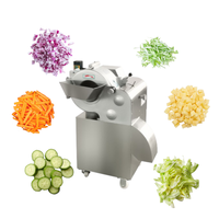 Professionele industriële groente- en fruit snijmachine voor ui, radijs, kokosnoot, aloë vera, mango, komkommer en andere fruitsoorten.