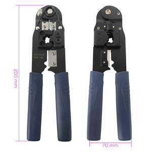 เครื่องมือหนีบสายเคเบิลคริสตัล สำหรับซ่อมสาย RJ12 RJ45 LAN  เครื่องมือจีบสายเครือข่าย  สำหรับสาย 4P 6P 8P - Product Image 2