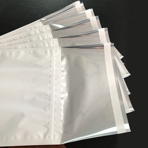 Sac <span class=keywords><strong>isotherme</strong></span> en aluminium avec fermeture éclair, <span class=keywords><strong>pochette</strong></span> PE anti-gel intégrée, bande de déchirement, soudure 3 côtés, sac de chaîne du froid pour aliments surgelés - Product Image 4