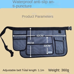 RTX ผ้ากันเปื้อนคาดเอวผ้าใบน้ำหนักเบาสำหรับเก็บผักผลไม้ระบายอากาศได้ดีหลากสี - Product Image 4