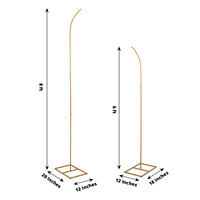 Arche de mariage en acier inoxydable doré, forme cœur, ronde et carrée, avec cadre métallique pour décoration de scène de cérémonie et toile de fond florale