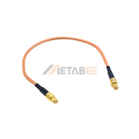 Câble coaxial personnalisé de 20 cm avec connecteur MCX droit, type RG316, pour applications industrielles à haute fréquence