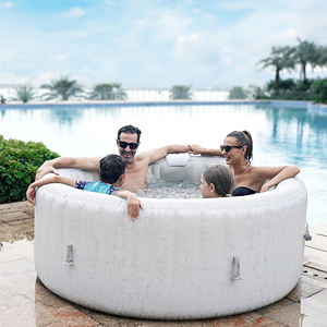 Spa gonflable portable en PVC pour 2 personnes avec jacuzzi pour une utilisation en intérieur/extérieur - Product Image 4