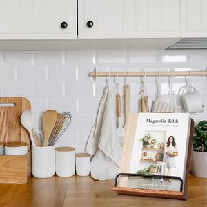 Support de livre de <span class=keywords><strong>cuisine</strong></span> en bois réglable et portable pour le bureau de <span class=keywords><strong>cuisine</strong></span>, support de livre de recettes en bois - Product Image 2